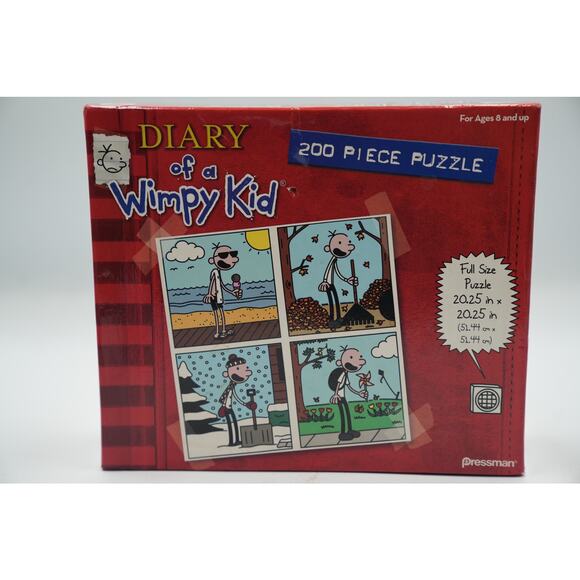 Diary of a Wimpy Kid Puzzle | 200 Piece | Pressman - Picture 1 of 6